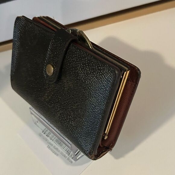 Authentic Louis Vuitton Monogram Canvas Snap Wallet Brown clutch - Picture 5 of 11